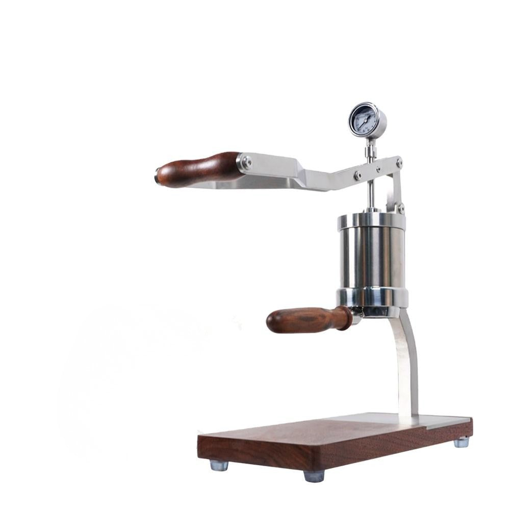 Manual lever espresso machine with 58mm brew head and pressure gauge – UrbanFlair Coffee