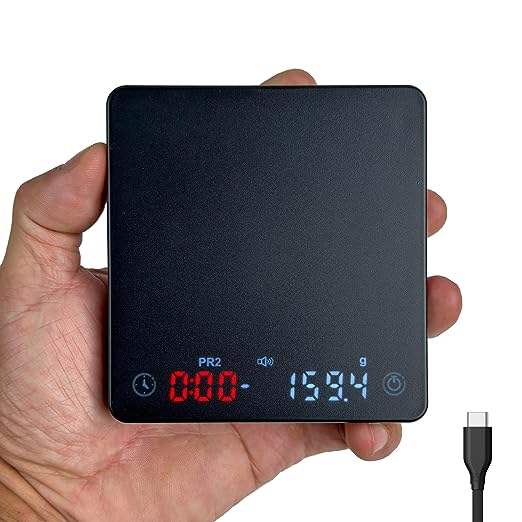 UrbanFlair Digital Espresso Scale – Precision Timer & Weight