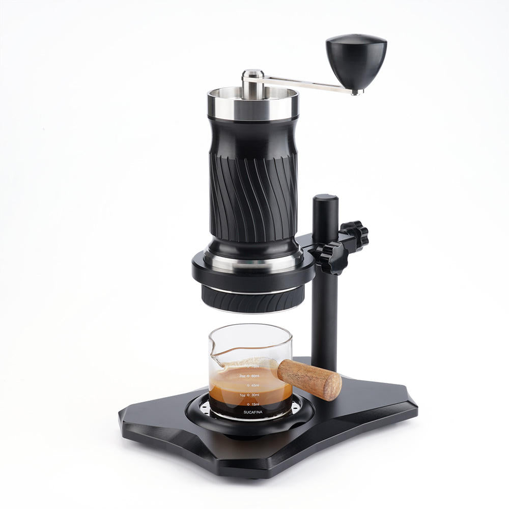 Compact manual espresso machine for home and travel – UrbanFlair Coffee